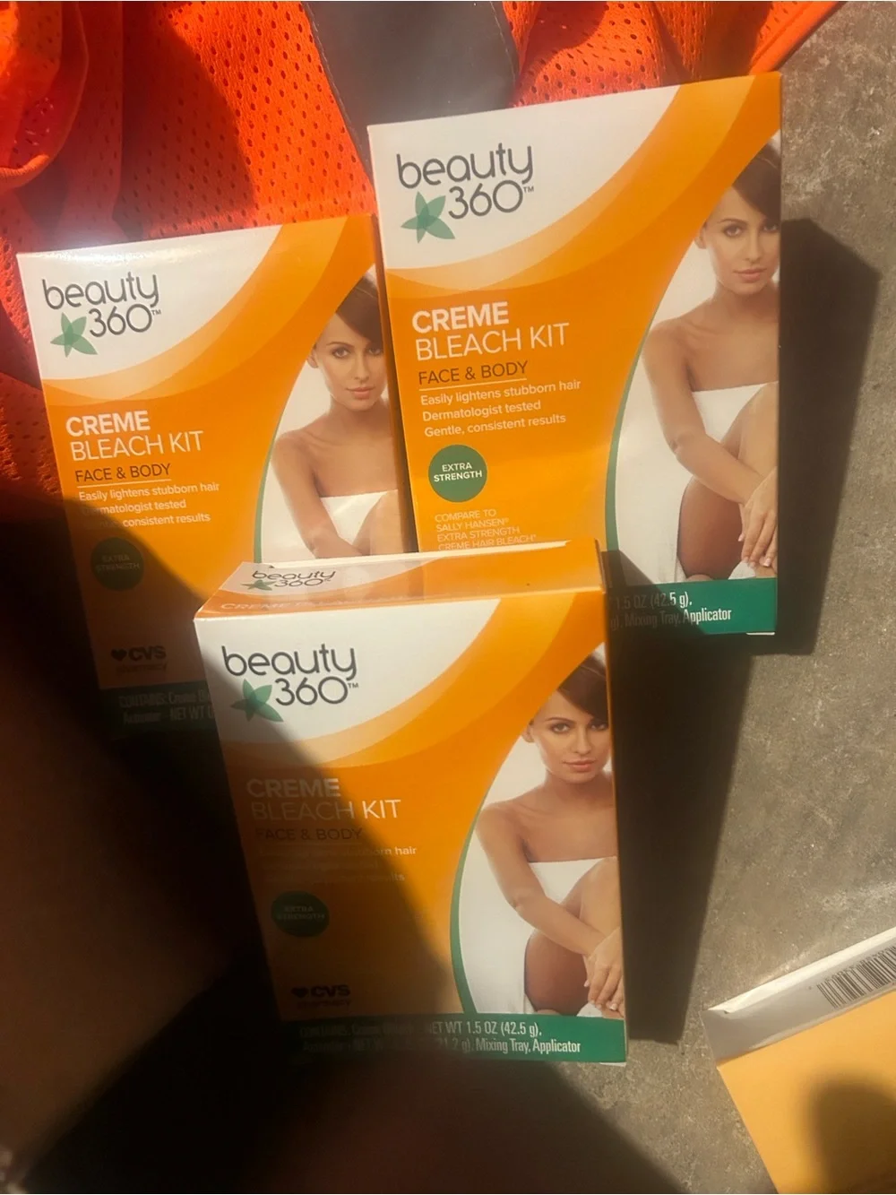 beauty 360 Creme Bleach Kit - Orange/White
